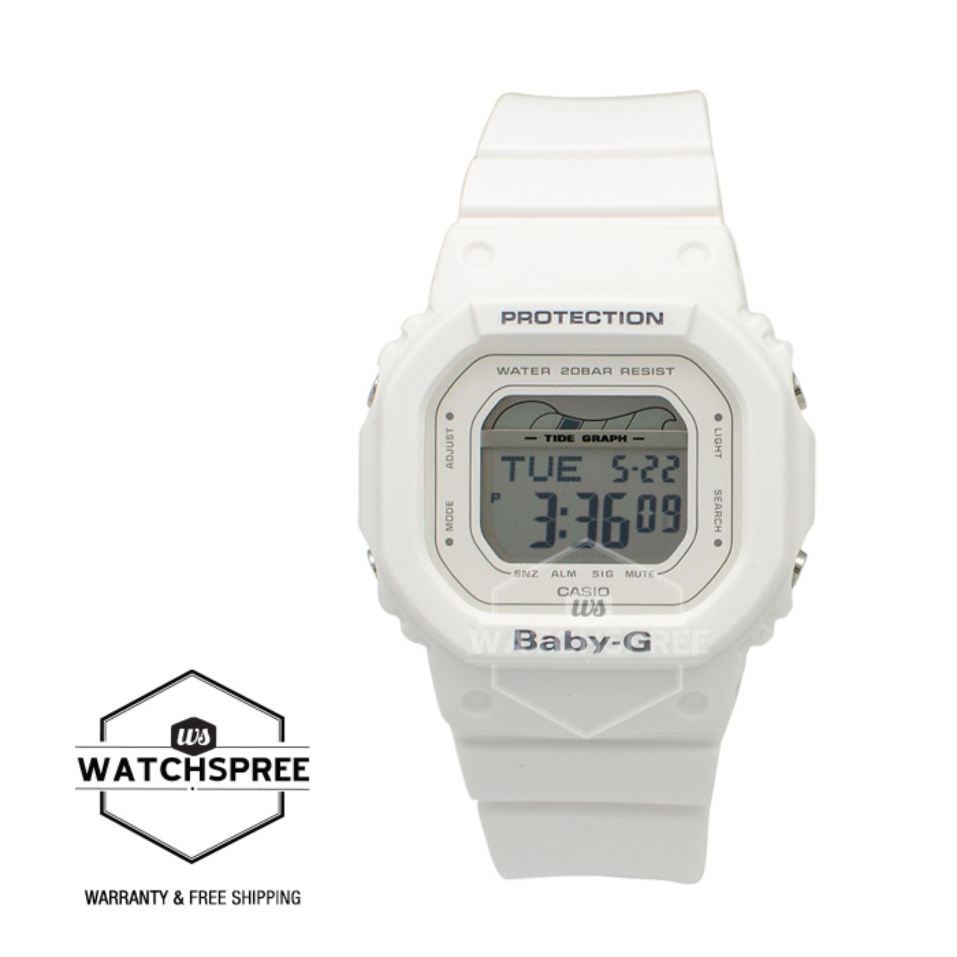 [Watchspree] Casio Baby-G Glide Sport Lineup White Resin Band Watch BLX560-7D BLX-560-7D [Kids]